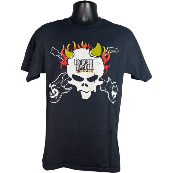 Guitar Hero III Legends Of Rock Video Game Promo Tee - Picture 1 of 9